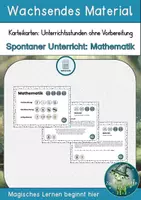 Vorschau - Stundenentwürfe - Spontan unterrichten: Sofort einsetzbare Mathematik-Ideen für Supplierungen - Deckblatt