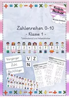 Vorschau - Arbeitsblätter - Zahlenreihen 0 - 20 Tafelmaterial und Arbeitsblätter - Seite 1