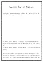 Vorschau - Arbeitsblätter - Grundwortschatztraining Funktionswörter (RLP) - Seite 1