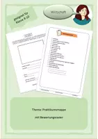 Vorschau - Arbeitsblätter - Betriebspraktikum - Praktikumsmappe / Praktikumsbericht - Deckblatt