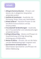 Vorschau - Text - Sprichwörter und Idiome: Alltagsdeutsch B1/B2 - Seite 1