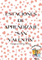 Vista previa - Juegos / Gamificación - Estaciones de aprendizaje: San Valentín - Portada