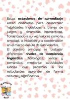 Vista previa - Juegos / Gamificación - Estaciones de aprendizaje: San Valentín - página 1