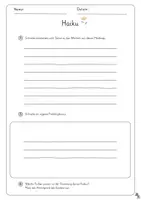 Vorschau - Arbeitsblätter - Haiku schreiben: Frühling inkl. Bewertungsraster - Seite 2