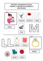 Vista previa - Hojas de trabajo - Pictogramas abecedario a todo color - página 2