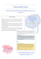 Vorschau - Spiele - Traumreisen für die Klassenfahrt - Deckblatt