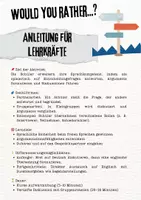 Vorschau - Spiele - Would You Rather – Sprechen & Argumentieren - Seite 1