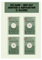 Vorschau - Spiele - Ich habe wer hat (Addition & Subtraktion) 1. Klasse - Deckblatt