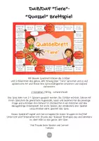 Vorschau - Spiele - DAZ Brettspiel: Quasselbrett Wortschatz "Tiere" | Brettspiel deutsch | Plauderbrettspiel | Plauderbrett | Plauderspiel | Lass uns reden - Seite 1