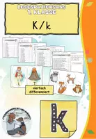 Vorschau - Arbeitsblätter - Lesespaziergang K/k, Klasse 1, 1. Klasse, Lesen, Erstleser, Buchstabeneinführung #silvesterknaller25 - Deckblatt