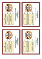 Vorschau - Arbeitsblätter - Feedback Burger (Tafelschild und Kopiervorlage) - Deckblatt
