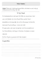 Vorschau - Arbeitsblätter - Diktatübung - Fehlerdetektive (wachsend) - Seite 2