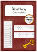 Vorschau - Arbeitsblätter - Diktatübung - Geheimschriftdiktat - Deckblatt