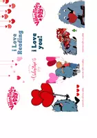 Vista previa - Decoración del aula - St.Valentine's bookmarks - página 1