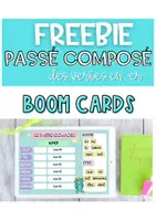 Vista previa - Juegos / Gamificación - PASSÉ COMPOSÉ Verbes en er BOOM CARDS gratuit - Portada