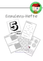 Vorschau - Arbeitsblätter - Einmaleins-Heft | 1er, 2er, 3er, 4er, 5er, 6er, 7er, 8er, 9er, 10er - Deckblatt