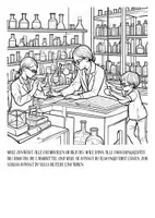 Vorschau - Mal- und Bastelvorlagen - Ausmalbilder, Thema: Chemie (5 & 6 Klasse) - Deckblatt