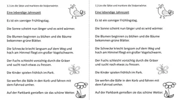 Vorschau - Unterrichtsreihen - Diktat (Übungs)Heft zum Thema Frühling - Seite 3