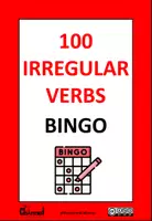 Aperçu - Jeux - 100 IRREGULAR VERBS: Bingo Game (Colour and B&W) - Page 1