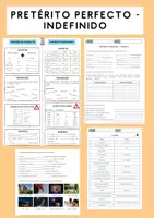 Vorschau - Arbeitsblätter - Contraste de pasados pretérito indefinido - perfecto - Deckblatt