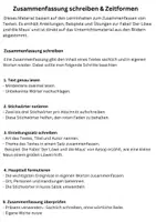 Vorschau - Arbeitsblätter - Fabeln zusammenfassen & Zeitformen Präteritum/Präsens - Deckblatt