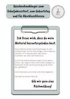 Vorschau - Anderer Materialtyp - Geschenkanhänger zum Schuljahresstart, zum Geburtstag und für Abschlussklassen - Seite 1
