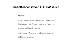 Vorschau - Anderer Materialtyp - Linealführerschein - 1. & 2. Klasse - Seite 2