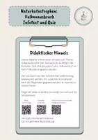 Vorschau - Text - Naturkatastrophen: Vulkanausbruch - Infotext und Quiz - Seite 1
