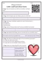 Vorschau - Arbeitsblätter - Filmprotokoll - Liebe- und Knutschen-Check - Seite 1