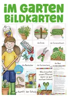 Vorschau - Fördermaterial/Inklusion - Schulgarten und Sachunterricht Bildkarten - Werkzeuge, Pflanzen und Wachstumsbedingungen - Deckblatt