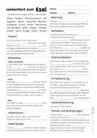 Vorschau - Mal- und Bastelvorlagen - Esel Komplettpaket - mit Lesetext, Steckbrief, Lückentext, Suchsel, Quiz und Ausmalbildern - Seite 3