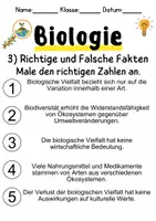 Vorschau - Unterrichtsreihen - Biologische Vielfalt und ihre Bedeutung Informationen und Arbeitsblätter - Seite 3