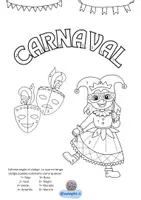 Vista previa - Manualidades / Dibujos para colorear - Pack carnavales - página 2