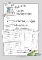 Vorschau - Arbeitsblätter - Arbeitsblätter: Konsonantenhäufungen am Wortanfang - Deckblatt