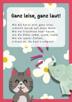 Vorschau - Spiele - Klatsch- und Bewegungsreim für Kinder: Ganz leise, ganz laut - Seite 2