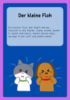 Vorschau - Spiele - Klatsch- und Bewegungsreim für Kinder: Der kleine Floh - Seite 2