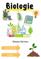 Vorschau - Unterrichtsreihen - Urbanes Gärtnern Informationen und Arbeitsblätter - Deckblatt