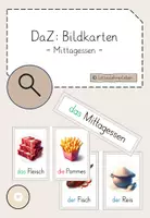 Vorschau - Bildkarten - DaZ Bildkarten - Mittagessen - Deckblatt