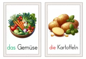 Vorschau - Bildkarten - DaZ Bildkarten - Mittagessen - Seite 3
