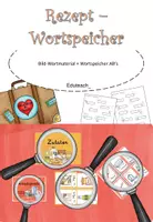 Vorschau - Arbeitsblätter - Rezept - Wortspeicher Bildmaterial + Arbeitsblätter - Deckblatt