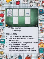 Aperçu - Apprentissages en autonomie - Classroom Objects | Matching Game - Page 2