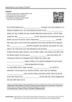Vorschau - Arbeitsblätter - Arbeitsblätter zum Thema "Schrift" + Lösung & MP3 + Infografik - Deckblatt