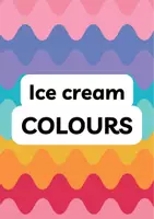 Vista previa - Tarjetas / Manipulativos - Ice cream Colours - Portada