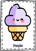 Vista previa - Tarjetas / Manipulativos - Ice cream Colours - página 1