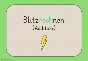 Vorschau - Spiele - Materialpaket Blitzrechnen Addition (Digitale Tafel): Kl. 1 & 2 - Seite 1