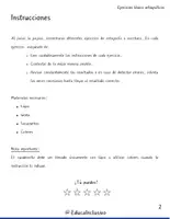 Vista previa - Hojas de trabajo - Cuadernillo de ejercicios léxico ortográficos - página 1
