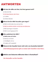 Vorschau - Arbeitsblätter - Der Adler: Leseverständnis und Kreuzworträtsel mit Lösungen - Seite 3