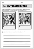 Vorschau - Arbeitsblätter - Mutgeschichten Klasse 5/6 - Seite 1