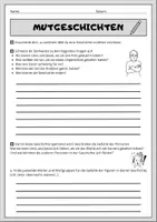 Vorschau - Arbeitsblätter - Mutgeschichten Klasse 5/6 - Seite 2