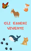 anteprima - Materiale di supporto/inclusione - Gli essere viventi - Pagina di copertina